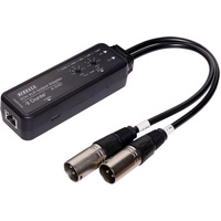 PA3167 Dante 2 Channel XLR Output to Dante Input Audio Adaptor-PoE&USB C Power