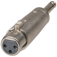 Female 3 Pin Cannon/XLR to 6.5mm Plug Adaptor