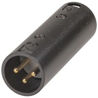 3 Pin Male/Male Cannon type Adaptor