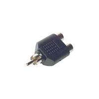 RCA PLUG TO 2X RCA SOCKETS