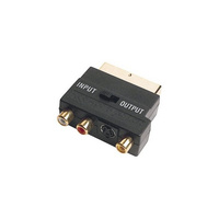 Pro.2 PA4220 Scart Plug to RCA & S-Video Sockets Adaptor