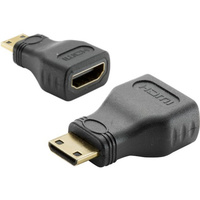 Pro.2 PA4370 Mini HDMI Plug to HDMI Socket Bi-Directional Adaptor