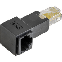 PRO2 Right Angle Rj45 8P8C Adaptor Rj45 Plug To Rj45 Socket