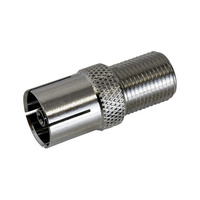 PA5405 Metal PAL Socket to F Socket Adaptor