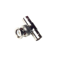 PA6032 BNC Plug to 2x BNC Sockets T-Piece T Adaptor  