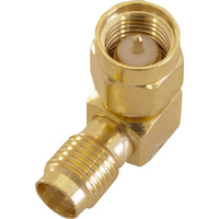 PA6706 Right Angle SMA Male Plug to SMA Female Socket Adaptor 500Ohm