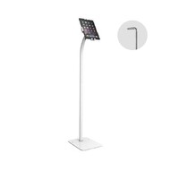 Brateck Universal Anti-Theft tablet floor stand compatible with most 7.9'-11' Tablets-White