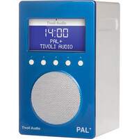 Tivoli Audio Pal+ Blue - FM- Aux In - DAB/DAB Weather-Resistant Portable Speaker