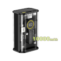 Sansai PB-3110 USB charging cable 10000mAh Portable power bank Black