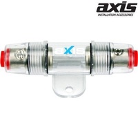 AXIS 1-Way Inline AGU Fuse Holder PB1/1 Accepts 4 or 8GA In/Out Nickel Plated Series PB1-1