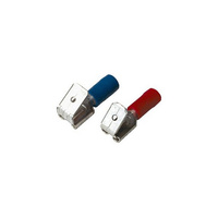 CABAC Piggy Back Quick Connect Wire Range 0.5-1mm Square Red 50 Pack
