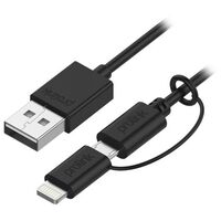 Prolink USB 2.0 to micro USB cable with Apple lightning adaptors