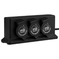 Arlec IP55 6 Outlet Weatherproof Powerboard with Surge Protection 1.8m Cord PB36B