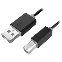 Prolink USB-A 2.0 Plug To USB-B 2.0 Lead 1.5M Black