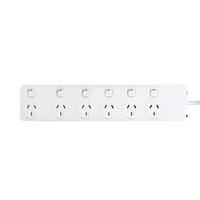 Arlec 6 Individually Switched Outlet Powerboard