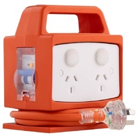 Arlec PB94-L 4 Outlet Portable Power Block with Safety Switch