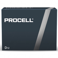 Procell PC1300-72X Industrial Grade D Alkaline Battery 72pack for Radio Wireless