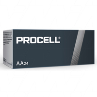 Procell PC1500-24X Industrial Grade AA Alkaline Battery 24Pack for Radio Torch