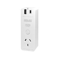 Arlec PC192HA Grid Connect Smart Plug in Socket with USB Smart Wi-Fi Control WHT