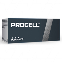 Procell PC2400-24X Industrial Grade AAA Alkaline Battery 24Pack for Radio Toy