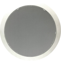 TOA PC668BK 15W 8inch Dualcone Evac Ceiling Speaker with Spring Catch White