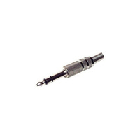 PD1449 6.3mm Stereo Phono Plug with Metal Spring Protection