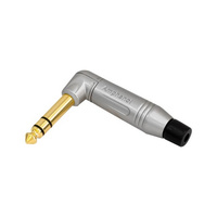 Amphenol PD1460 6.3mm Right Angle Stereo Gold Phono Plug  