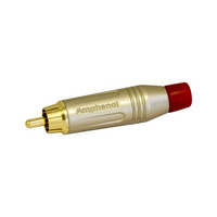 RCA Plug Amphenol Red