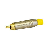 RCA Plug Amphenol Yellow