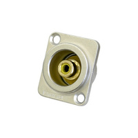 RCA D Shell Socket Yellow Amphenol