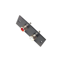 PD3501 RCA Socket Bakelite Dual Plate 45 x 25mm