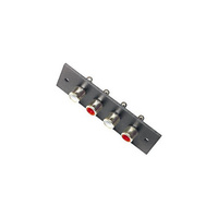 PD3549 RCA 4 Socket Bakelite Plate 75 x 25mm