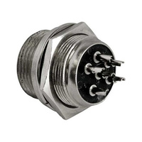 6 Pin Microphone Panel Socket 