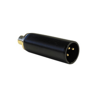 XLR Plug To RCA Socket Audio Adaptor