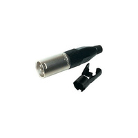 Amphenol AC3M 3 Pin XLR Line Plug Hollow Pins