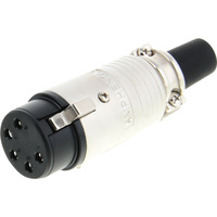 Amphenol EP-5-11P 5 Pin Metal Line Socket