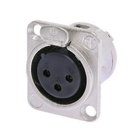 NEUTRIK 3 Pin Panel XLR Socket