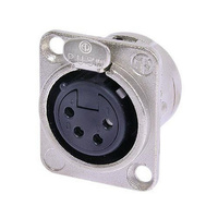 NEUTRIK 4 Pin Panel XLR Socket