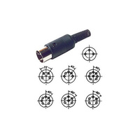 8 Pin Male DIN Line Plug