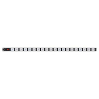 20x 10A GPO Lock PDU 1320mm 15A Input Vertical Power Rail Surge Protection