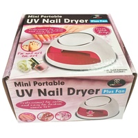 Mini Portable UV Nail Dryer Plus Fan New PE0086