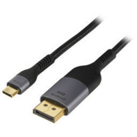 Prolink Braided PP Yarn Cable Sheath Durable Aluminium  Displayport Connector