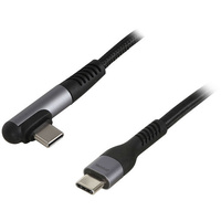 Prolink PF491L-0180 USB-C-USB-C R/A 480Mbps Supports 100W USB-PD Charging 1.8M