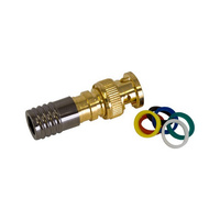 BNC Gold Plated Compression Plug to suit RG59 Caoxial Cable