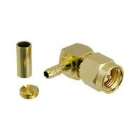 SMA Right Angle Crimp Plug suits RG174U Cable