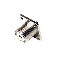 UHF Panel Socket Square Base Solder Type SO239