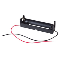 Single 18650 Battery Holder 150mm Lead