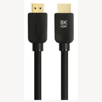 Prolink PHC201-0100  8K HDMI 21 Cable 48Gbps Ultra High Speed Copper 1m Black