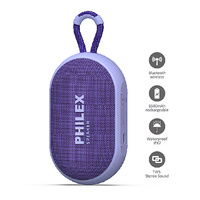 Sansai PHB-3301-P IPX7 8Watt 1500mAh Wireless USB Bluetooth Speaker Black