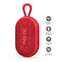 Sansai PHB-3301-R IPX7 8Watt 1500mAh Wireless USB Bluetooth Speaker Black